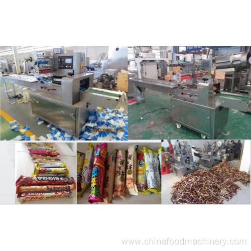 Flow Pilow bread cereal bar Packing Machine